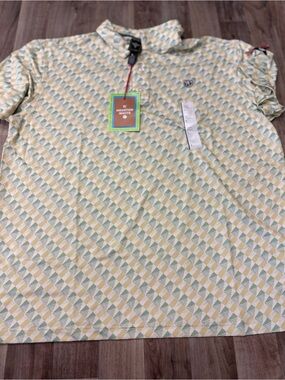 Houston White x Target Men’s Short Sleeve Polo Shirt size large